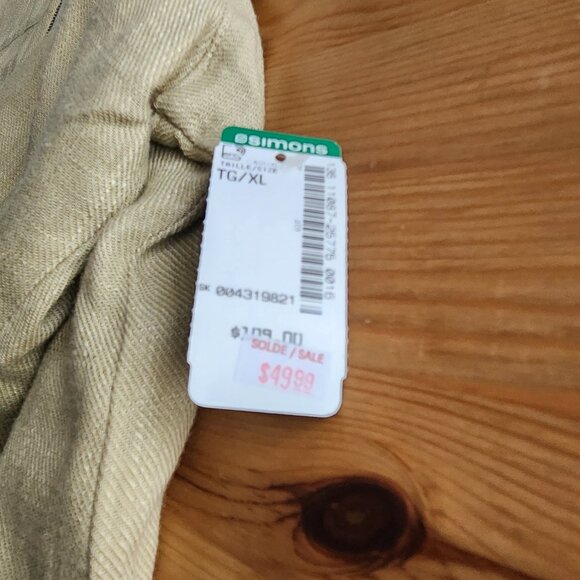 Touch of linen bomber jacket XL - Picture 4 of 7